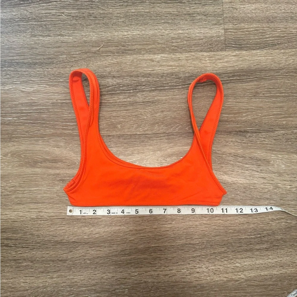 Triangl Swimwear Gia Orange Bikini Top | Women’s Small - Picture 3 of 8